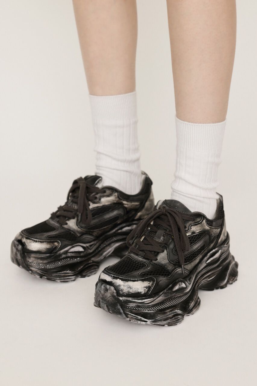 SLY「AGING CREATIVE SOLE SNEAKER」|スニーカー|M/BLK7