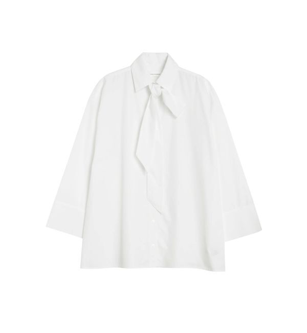 LAGUNAMOON「【柳橋唯コラボ】ワイドスリーブタイネックシャツ」|シャツ・ブラウス|