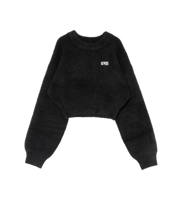 EVRIS「ワンポイントファンシーヤーンニットトップス【セットアップ着用可能】」|ニット・セーター|