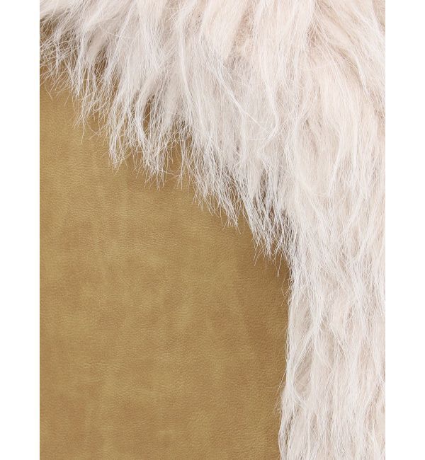 EVRIS「フェイクファームートンロングコート」|その他|