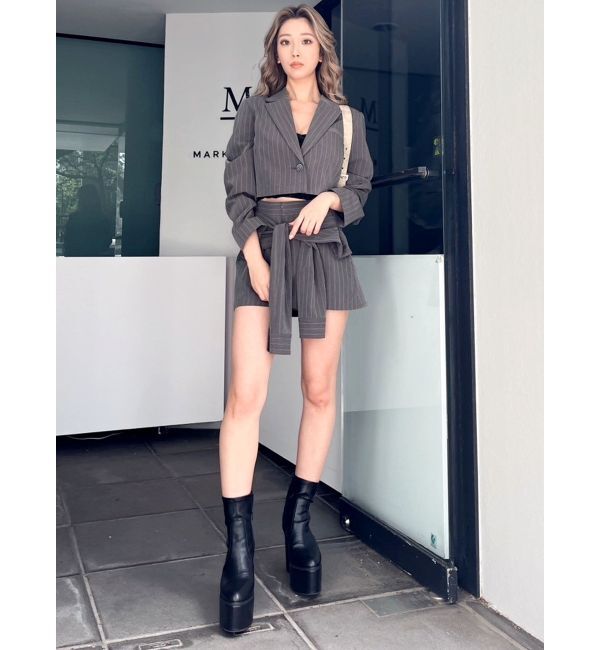 GYDA「ショートジャケット【SETUP着用可】」|テーラードジャケット|