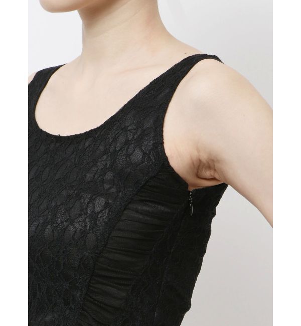 GYDA「Mix material コルセットデザイントップス」|Tシャツ・カットソー|