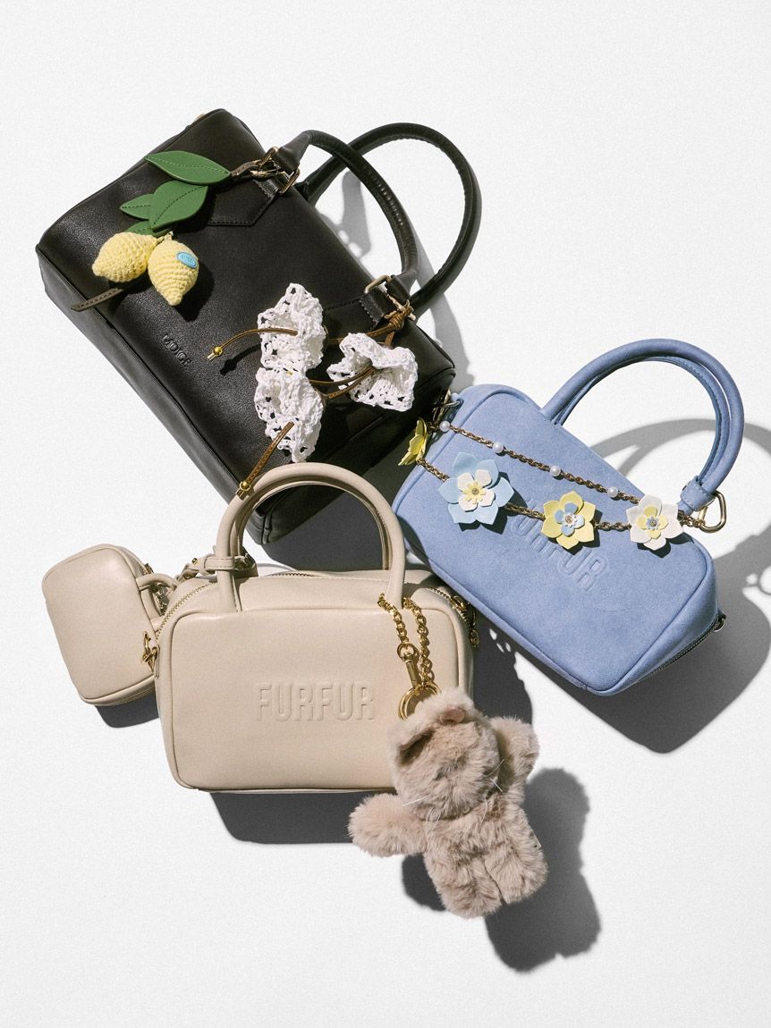 FURFUR「【限定カラー】バリエーションマイクロスクエアボストン」|キーケース|