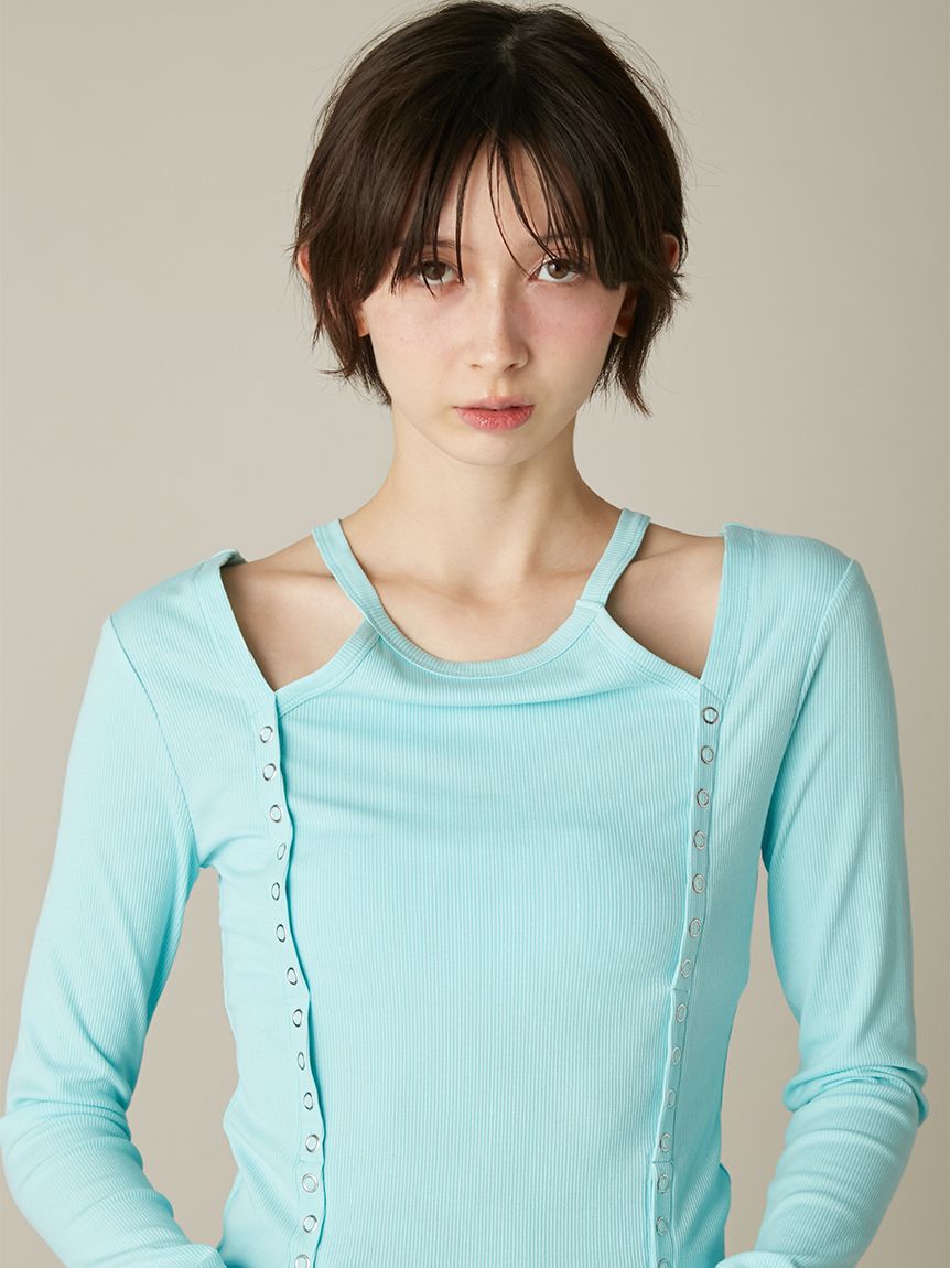 FURFUR「カットアウトデザインプルオーバー」|Tシャツ・カットソー|