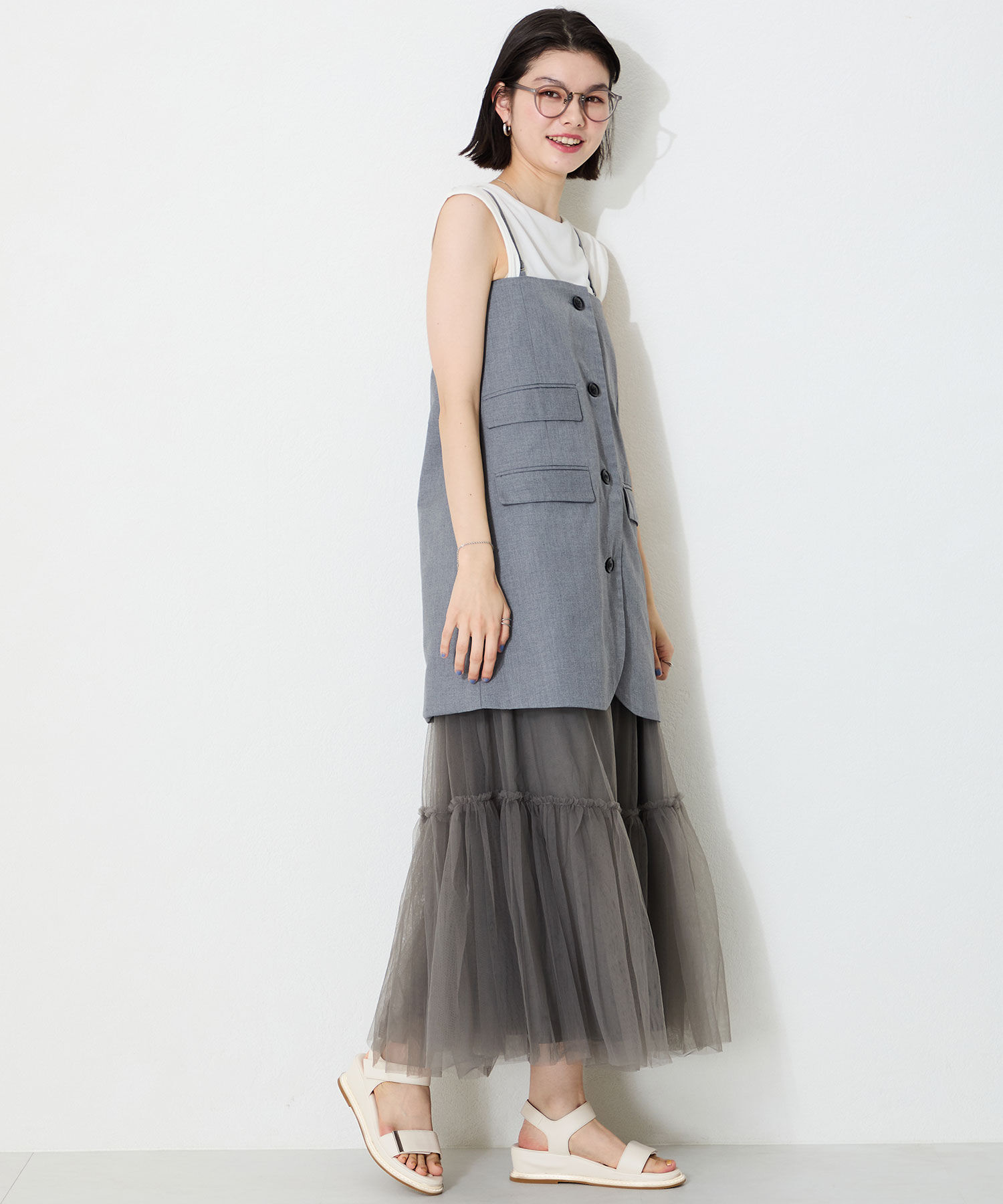 WA Oriental TRaffic「ワンベルトクッションウエッジサンダル/52205 人気 トレンド 売れてる サンダル」|サンダル|