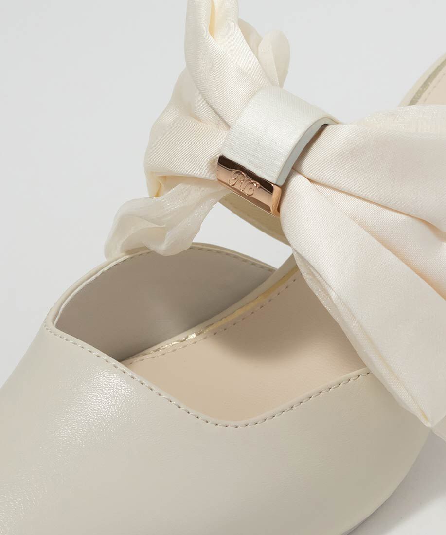  「ビッグリボンミュールパンプス」|パンプス|