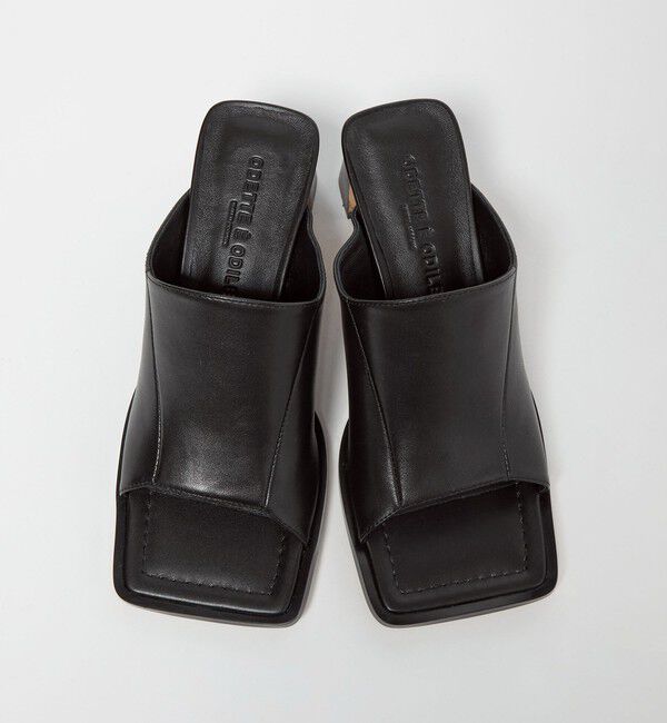 ODETTE E ODILE「ワイドスクエアミュール サンダル60」|サンダル|