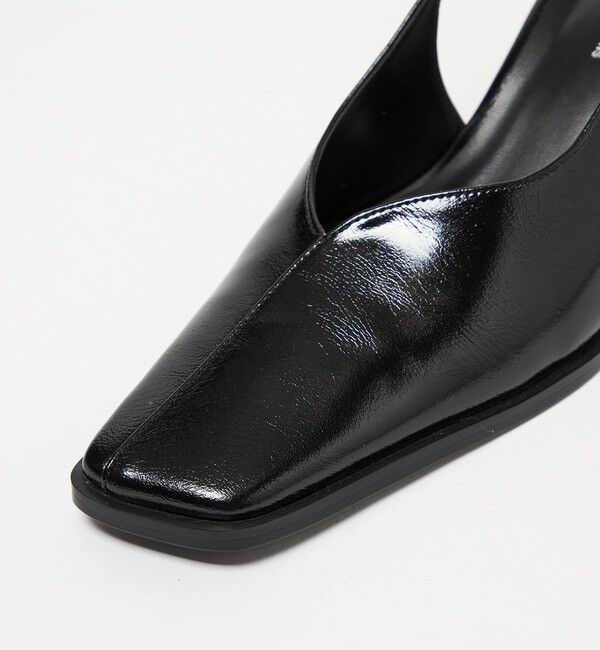 ODETTE E ODILE「＜SY＞ スクエアエッジヒールバックベルト パンプス55&uarr;」|パンプス|