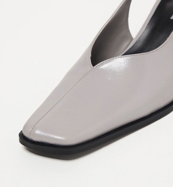 ODETTE E ODILE「＜SY＞ スクエアエッジヒールバックベルト パンプス55&uarr;」|パンプス|