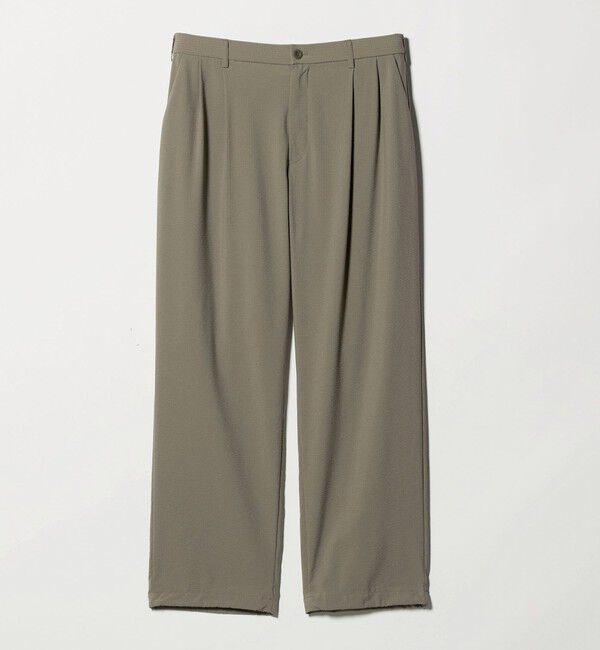 UNITED ARROWS「DotAir ドットエア サッカー ヘムコード 2プリーツ パンツ　吸水速乾」|その他|OLIVE