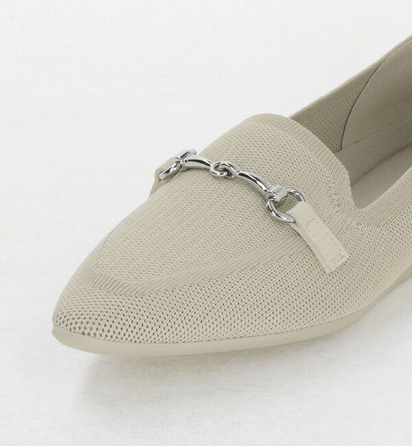 UNITED ARROWS green label relaxing「ウェルネス ニット ローファー 撥水・ウォッシャブル」|パンプス|