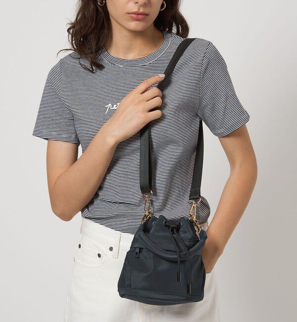 UNITED ARROWS green label relaxing「MINI ハッスイ ドロスト 2WAY バッグ -はっ水-」|ショルダー・メッセンジャー|NAVY