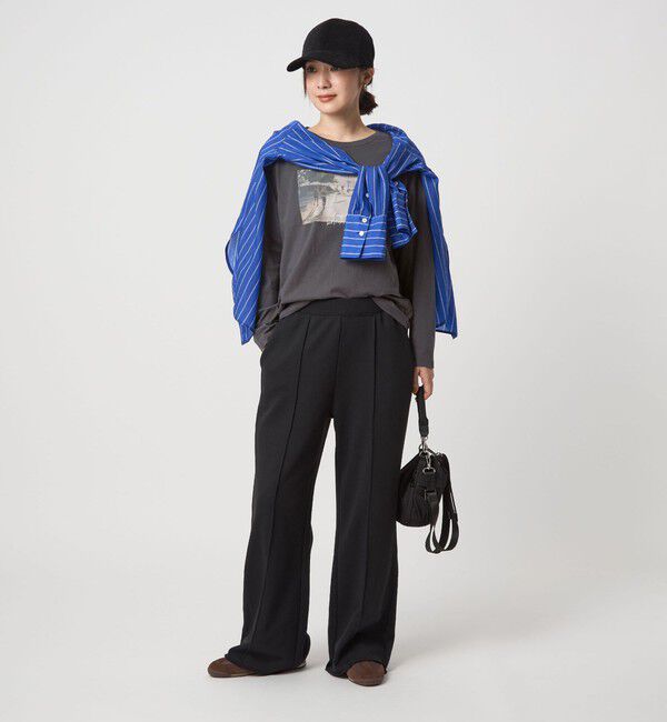 UNITED ARROWS green label relaxing「【WEB限定】＜at ease＞フォトプリント ロングスリーブ Tシャツ」|Tシャツ・カットソー|