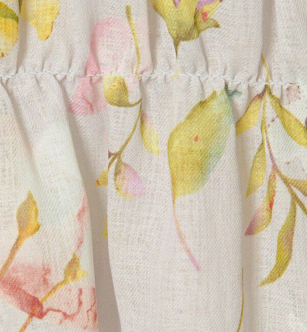 EMMEL REFINES「＜EMMEL REFINES＞EM フラワーシャーリング チュニック」|シャツ・ブラウス|