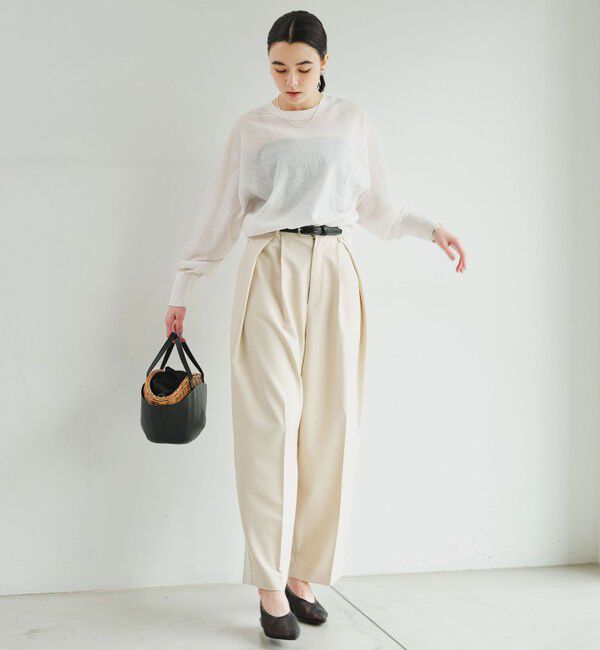 UNITED ARROWS green label relaxing「【結論シリーズ】ビューティーネック2WAYカーデ ウォッシャブル」|カーディガン|