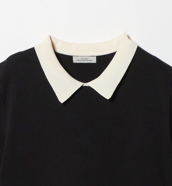 UNITED ARROWS green label relaxing「ハイショク エリツキ ショートスリーブ ニット ワンピース」|ワンピース|