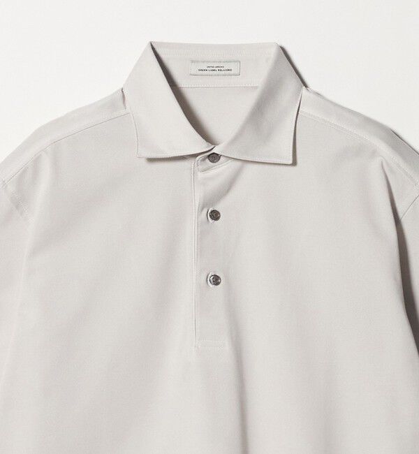 UNITED ARROWS green label relaxing「DUADRY clean バーズアイ カッタウェイ ビズポロ ポロシャツ -吸水速乾・抗菌-」|ポロシャツ|