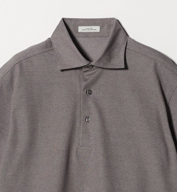 UNITED ARROWS green label relaxing「DUADRY clean バーズアイ カッタウェイ ビズポロ ポロシャツ -吸水速乾・抗菌-」|ポロシャツ|