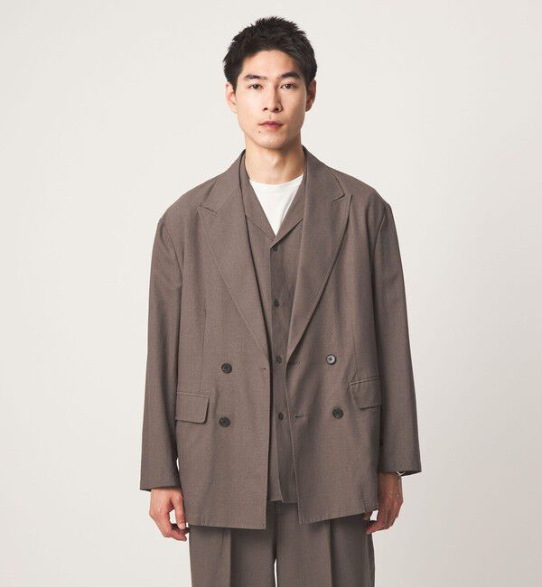 UNITED ARROWS green label relaxing「TR 和紙 ダブルブレスト ブレザー ジャケット」|テーラードジャケット|