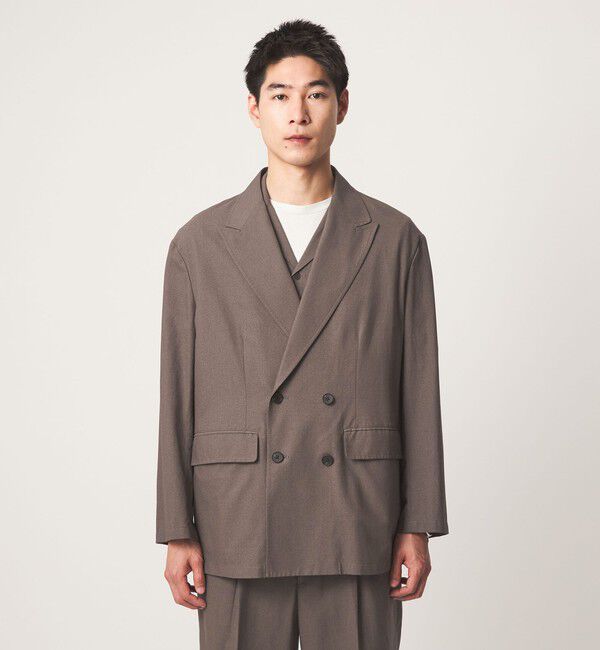 UNITED ARROWS green label relaxing「TR 和紙 ダブルブレスト ブレザー ジャケット」|テーラードジャケット|