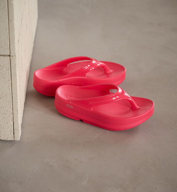 BEAUTY&YOUTH UNITED ARROWS「＜OOFOS＞OOmega サンダル」|サンダル|PINK