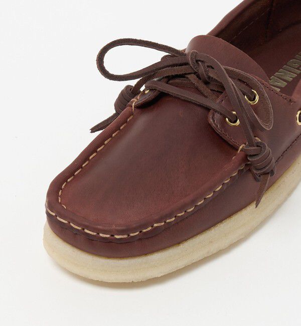BEAUTY&YOUTH UNITED ARROWS「＜Clarks Originals＞Godney Boat シューズ/ダークブラウン」|デッキシューズ|