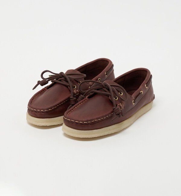 BEAUTY&YOUTH UNITED ARROWS「＜Clarks Originals＞Godney Boat シューズ/ダークブラウン」|デッキシューズ|
