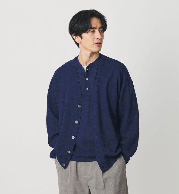 BEAUTY&YOUTH UNITED ARROWS「エアミラノ ヘンリーネック ニット ウォッシャブル 抗菌 防臭機能付き 」|ニット・セーター|