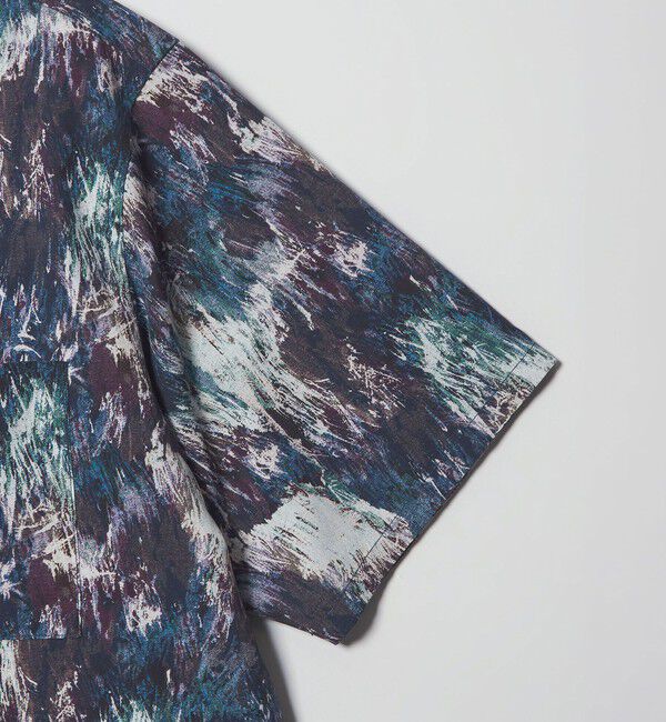 BEAUTY&YOUTH UNITED ARROWS「ロンシャン ブラッシュド パターン キャンプ シャツ GRANDE型」|シャツ・ブラウス|