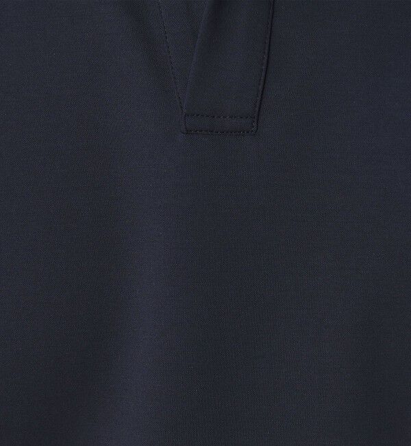 BEAUTY&YOUTH UNITED ARROWS「【WEB限定 WARDROBE SMART】クール ハイゲージ モクロディ スキッパー ポロシャツ【抗菌防臭・接触冷感】」|ポロシャツ|