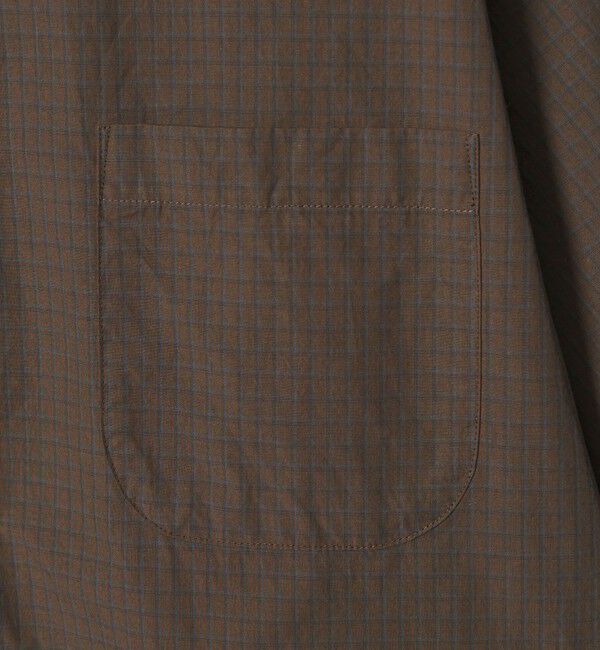 STEVEN ALAN「＜Steven Alan＞ シボチェック レギュラーカラー ショートスリーブ シャツ BOX」|シャツ・ブラウス|