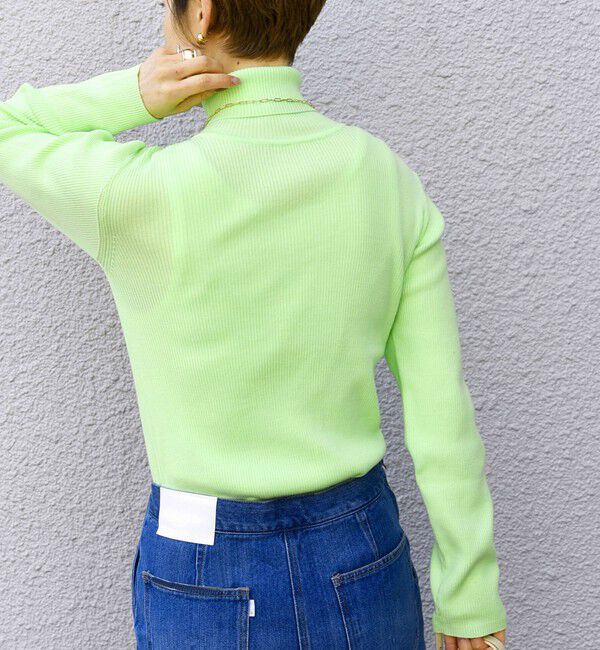 SHIPS any「SHIPS any:〈手洗い可能〉デリケート リブ タートルネック ニット プルオーバー」|ニット・セーター|