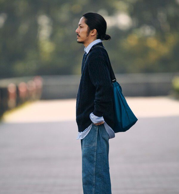 SHIPS「SHIPS:〈手洗い可能〉ランダム アラン クルーネック プルオーバー ニット」|ニット・セーター|