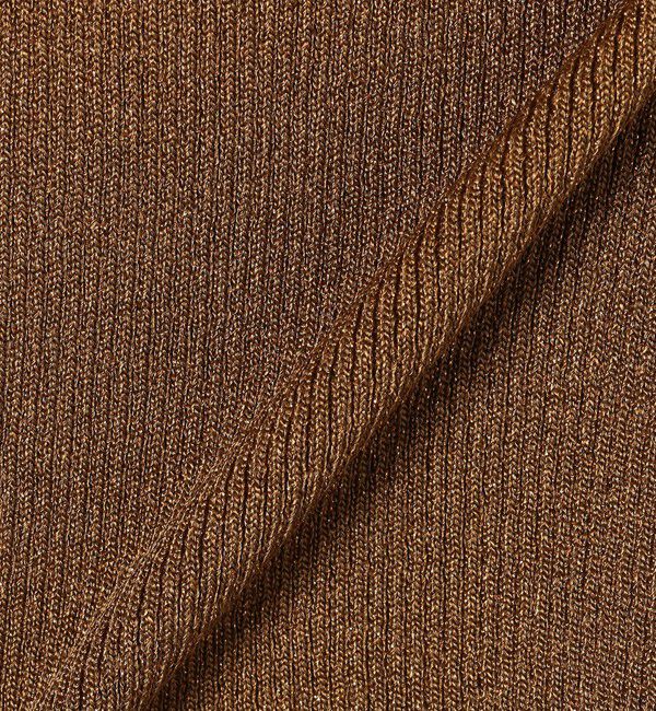 SHIPS for women「〈手洗い可能〉ラメ ノースリーブ ニット」|ニット・セーター|