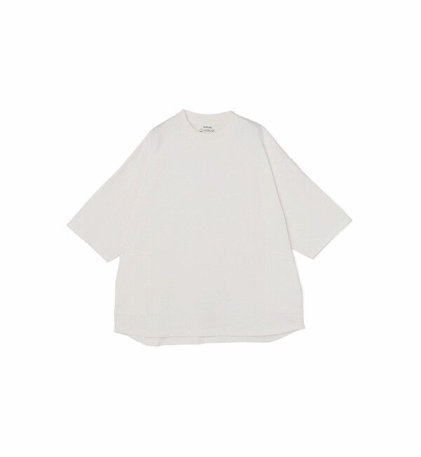 SHIPS any「SHIPS any: COTTON USA ドルマン サイド ポケット Tシャツ 24SS◇」|Tシャツ・カットソー|