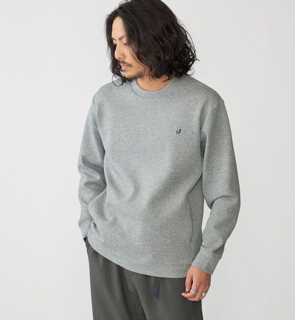 SHIPS「【WEB限定】SHIPS: テレワーク ビズ ワンポイントロゴ ハイゲージ ダブルニット スウェット」|スウェット・ジャージ|