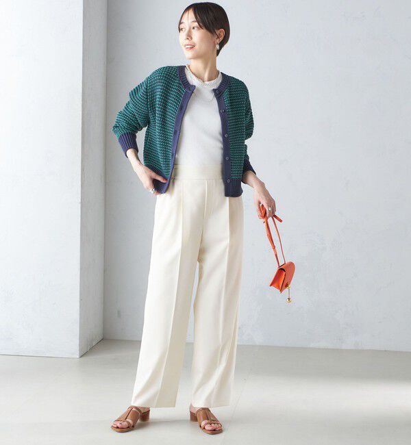 SHIPS for women「〈手洗い可能〉ジャカード プルオーバー」|ニット・セーター|