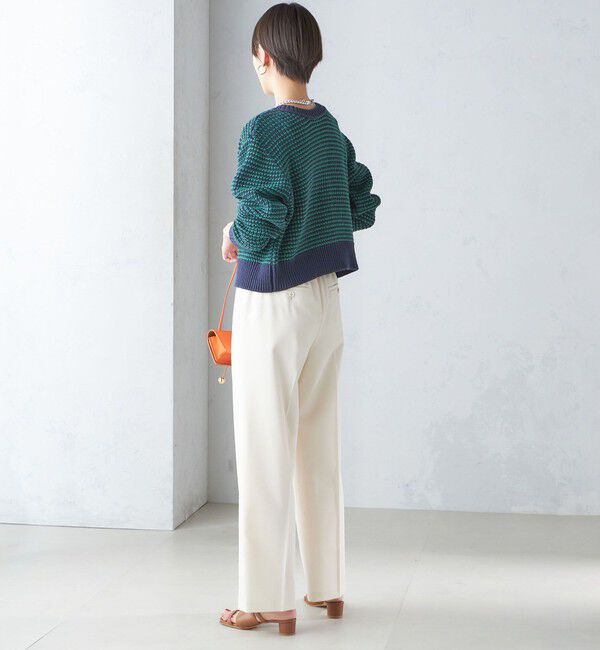 SHIPS for women「〈手洗い可能〉ジャカード プルオーバー」|ニット・セーター|