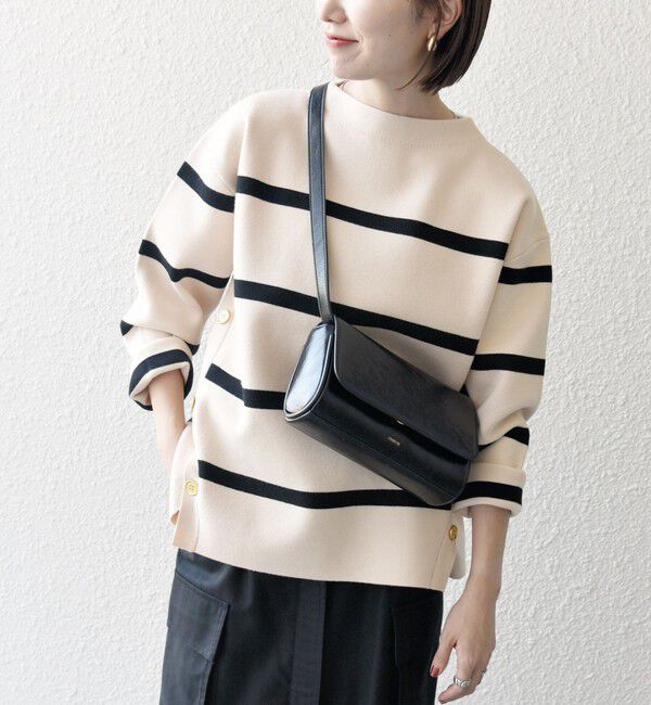 SHIPS any「SHIPS any:〈手洗い可能〉ミラノリブ スタンドカラー ニット プルオーバー」|ニット・セーター|