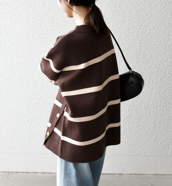 SHIPS any「SHIPS any:〈手洗い可能〉ミラノリブ スタンドカラー ニット プルオーバー」|ニット・セーター|