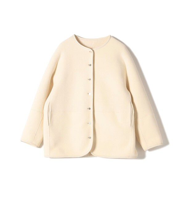 SHIPS for women「〈手洗い可能〉リバーシブル ボア &times; フリース ブルゾン」|ブルゾン・スタジャン|