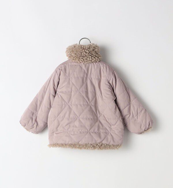 SHIPS KIDS「SHIPS KIDS:80～90cm / プードルファー&times;タフタ リバーシブル ジャケット」|その他|