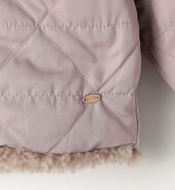 SHIPS KIDS「SHIPS KIDS:80～90cm / プードルファー&times;タフタ リバーシブル ジャケット」|その他|