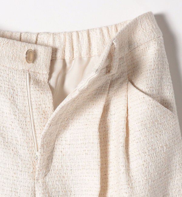 SHIPS any「SHIPS any: ツイード タック セミワイド パンツ［NAVY BLUE］」|その他|