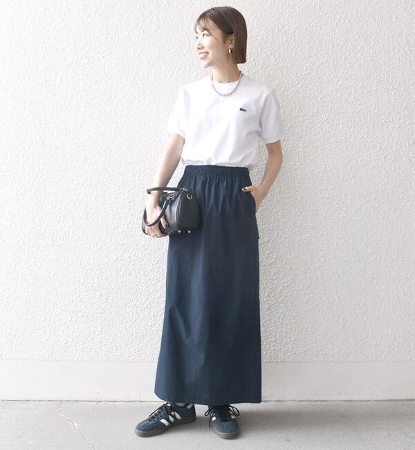 SHIPS any「【SHIPS any別注】LACOSTE:〈洗濯機可能〉PIQUE クルーネック Tシャツ 26SS」|Tシャツ・カットソー|