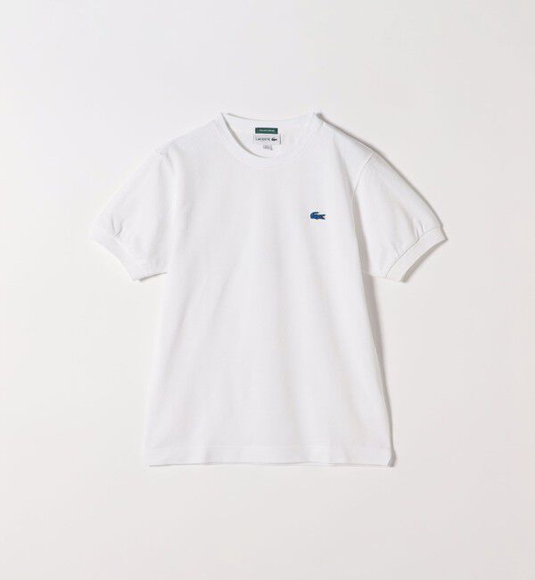 SHIPS any「【SHIPS any別注】LACOSTE:〈洗濯機可能〉PIQUE クルーネック Tシャツ 26SS」|Tシャツ・カットソー|