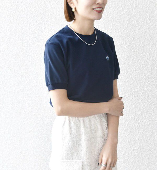 SHIPS any「【SHIPS any別注】LACOSTE:〈洗濯機可能〉PIQUE クルーネック Tシャツ 26SS」|Tシャツ・カットソー|