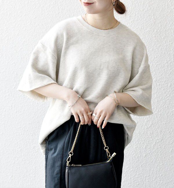 SHIPS any「SHIPS any: ドライタッチ 吊り裏毛 ヴィンテージライク スウェット Tシャツ◇」|Tシャツ・カットソー|ナチュラル