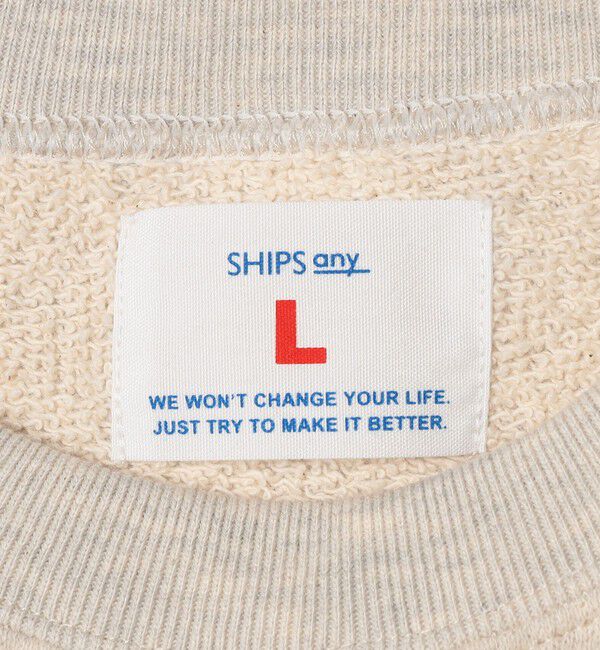 SHIPS any「SHIPS any: ドライタッチ 吊り裏毛 ヴィンテージライク スウェット Tシャツ◇」|Tシャツ・カットソー|