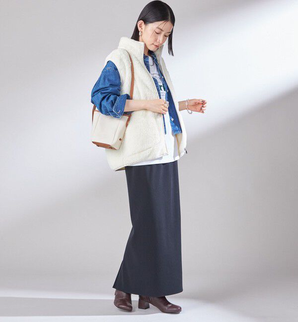 SHIPS for women「【一部WEB限定 / SHIPS別注】Champion:〈洗濯機可能〉フリース ベスト」|ベスト・ジレ|